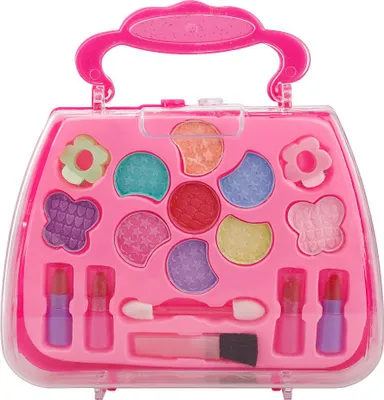 Produktbild von Kinder-Schminkset - Prinzessin Schminkkoffer, Hautverträglich & Ungiftig, Farbauswahl Variiert - Rollenspiel, Kreativspiel & Mädchen Geschenk
