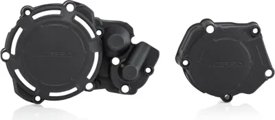 Produktbild von ACERBIS schwarze Kupplungsabdeckung und Zündschutz für Yamaha