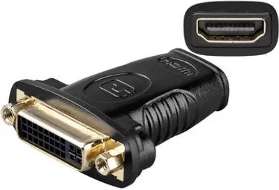 Produktbild von HDMI/DVI-D Adapter, 19-pol. HDMI-Buchse > DVI (24+5) Buchse, Good Connections®