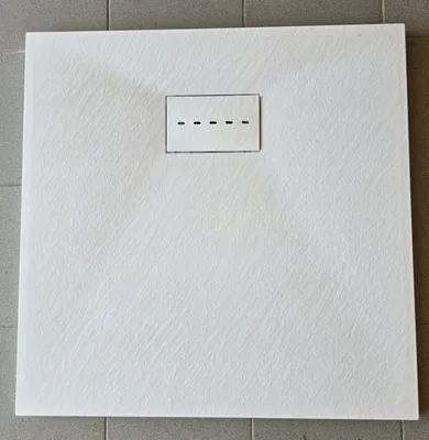 Produktbild von Duschtasse, 100x80cm usw. 3cm Dicke, Duschwanne, schneidbar, mit Ablaufgarnitur