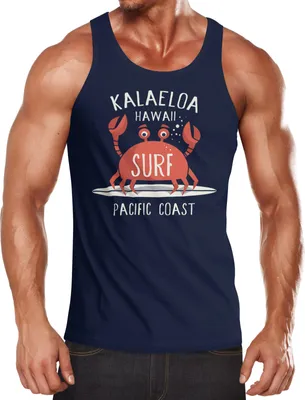 Produktbild von Herren Tank-Top Surf Krebs Muskelshirt Muscle Shirt Neverless®  S