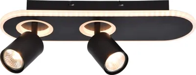 Produktbild von BRILLIANT Kimon LED Spotbalken 2flg schwarz schwarz G99557/06