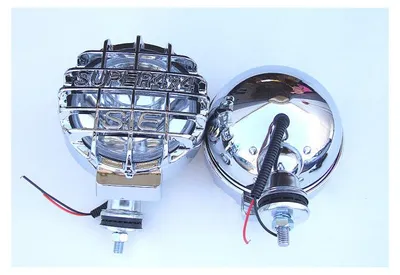 Zdjęcie produktu dla Zestaw 2 sztuk uniwersalnych reflektorów halogenowych z osłoną, Ø 16,8 cm, 12 V, 55 W