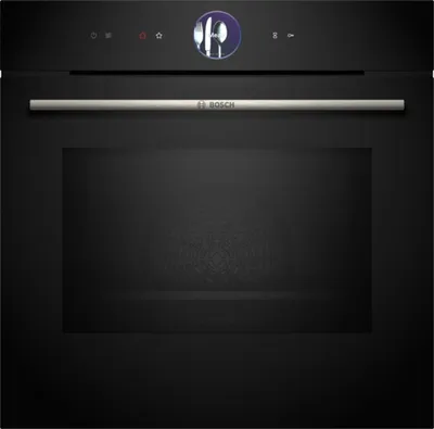 Produktbild von Bosch Serie 8 HMG776NB1 Einbau-Backofen mit Mikrowellenfunktion 60 cm Schwarz, mit Pyrolyse und TouchControl-Bedienung