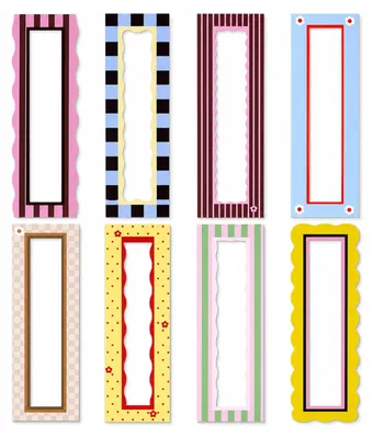 Productafbeelding van Magnetische fotolijstjes - Set van 8 stuks - Fotohoklijstjes