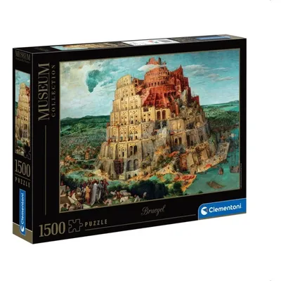 Obrázok produktu pre Múzejná zbierka: Vermeer - Babylonská veža (1500 dielikov) - Clementoni 31691 - (Hračky / Puzzle)