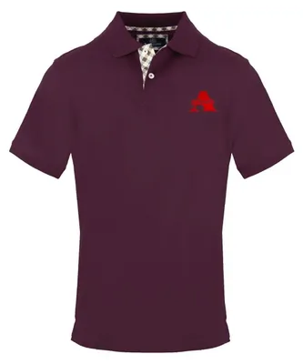 Productafbeelding van Aquascutum - Herenpolo, met kraag, korte mouwen, model GT20392 (maat S) (rood)