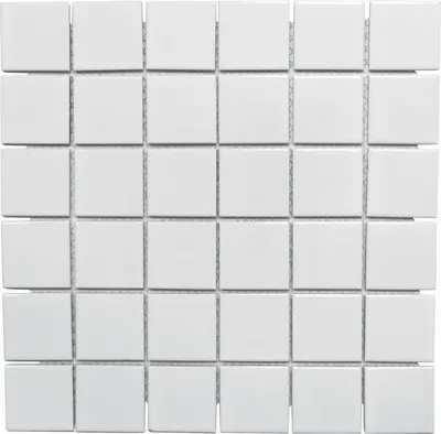 Produktbild von Keramikmosaik CD 102 weiß 30x30 cm