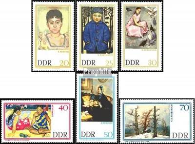 Produktbild von Briefmarken DDR 1967 Mi 1262-1267 (kompl.Ausgabe) gestempelt Staatliche Kunstsammlungen Dresden