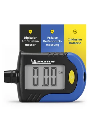 Obrázek produktu pro MICHELIN 061004 MICHELIN Digitální měřič tlaku v pneumatikách a hloubky dezénu