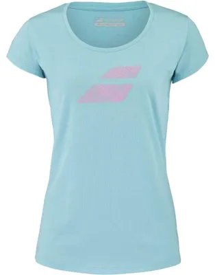 Produktbild von Babolat Exercise Flag T-Shirt, Herren, Schwarz-Melange, Größe M