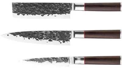 Produktbild von Forged Sebra, Messer-Set, Stahl, Holz, Schwarz, Holz, 20,5 cm