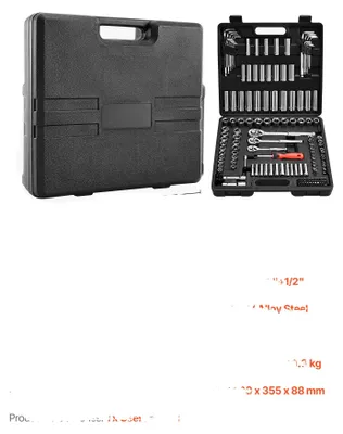 Produktbild von Steckschlüsselsatz, 86 Teile, Hochdrehmomentleistung, 149PCs