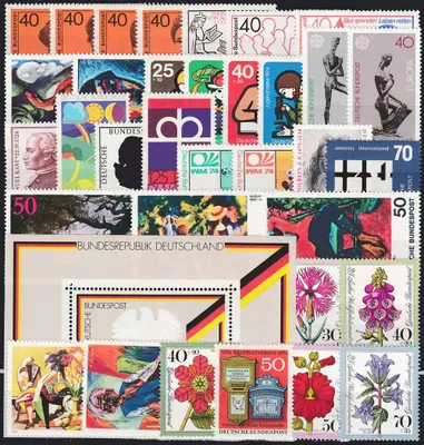 Produktbild von BRD Bund Jahrgang 1974 postfrisch ** komplett