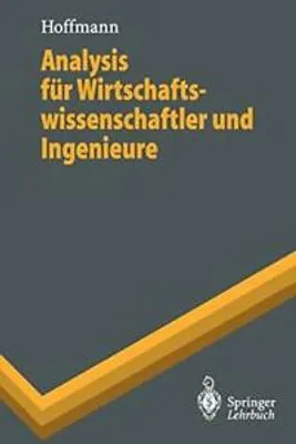 Immagine prodotto di Analysis für Wirtschaftswissenschaftler und Ingenieure