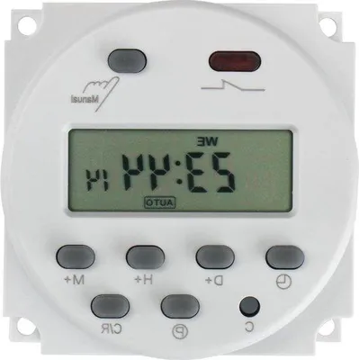 Immagine prodotto di Timer digitale LCD - programmabile per 17 programmi giornalieri e settimanali - 24 V 16 A CC/CA