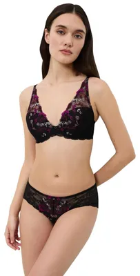 Produktbild von Triumph Sensual Spotlight, Schwarz, Bügel, Muster, Weiblich, Blumenmuster, Rücken