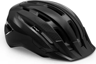 Produktbild von MET Downtown Black/Glossy S/M (52-58 cm) Fahrradhelm