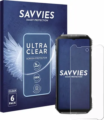 Produktbild von 6x Für Doogee V40 Pro Schutzfolie Savvies Displayschutz Display Schutz Folie Klar Transparent