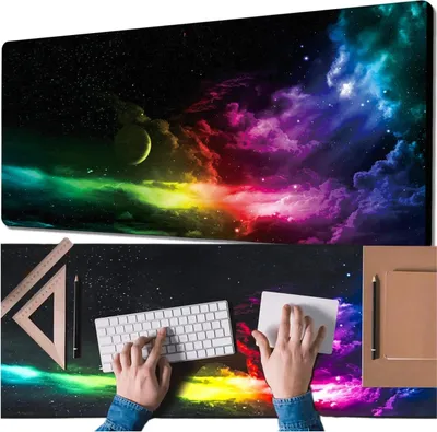 Produktbild von EDIBAZZAR | Schreibtisch-Mauspad 90x40 cm Gaming-Matte