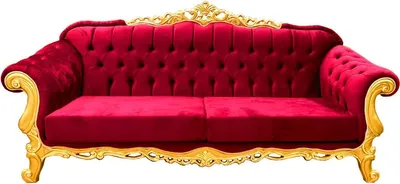 Produktbild von Casa Padrino Luxus Barock Sofa Bordeaux / Gold 240 cm - Prunkvolles Wohnzimmer Sofa - Möbel im Barockstil