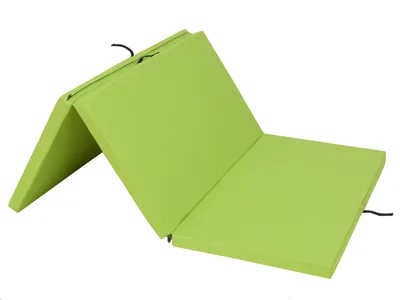 Produktbild von Klappmatratze, Trainingsmatratze, Schlafzimmer, Gästematratze, Campingmatratze, Liegefläche, Strandmatratze, Matratze, Größe XXL -LINDENGRÜN
