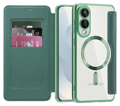 Obrázok produktu pre Techsuit - SmartMag Book puzdro na Samsung Galaxy S25 Edge - zelené