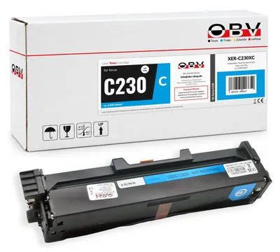 Produktbild von OBV Toner kompatibel mit Xerox 006R04392 XL Cyan - C230 / C235 (auch 006R04384)