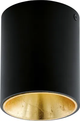 Image de Eglo 94502 Polasso plafonnier alu plastique noir or