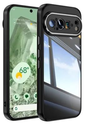 Produktbild von Für Google Pixel 9 Pro XL Acryl Hybrid TPU Armor Stoßfeste Handy Hülle Schwarz