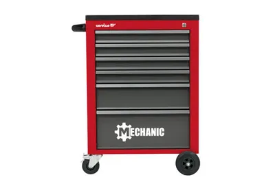 Produktbild von Carolus Werkstattwagen MECHANIC, 6 Schubladen, rot/anthrazit, 2046.10