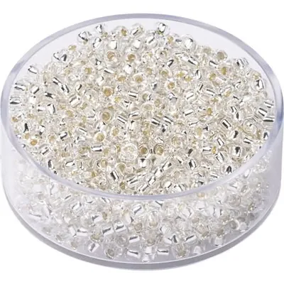 Produktbild von KNORR PRANDELL 213106713 Bö Rocailles Ø 25 mm Glas transp-silberfarben