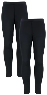 Produktbild von TupTam Mädchen Leggings 2er PACK Winterleggings Thermo Hohe Taille Leggins Gefüttert Fleece, Farbe: 2er Pack Schwarz/Schwarz, Größe: 152