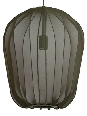 Obrázok produktu pre Závesná lampa - zelená - PLUMERIA - textil - Ø 42cm - E27 - 2963781 - Light & Living