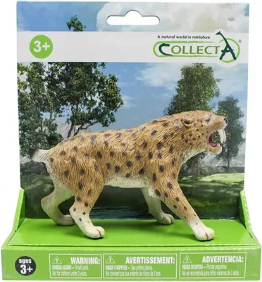 Produktbild von Collecta Smilodon Xl Figur Auf Plattform Grün Grün One Size