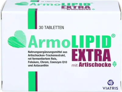 Immagine prodotto di ArmoLIPID extra con compresse di carciofo, 30 compresse