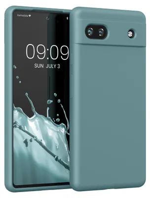 Produktbild von kwmobile Handyhülle für Google Pixel 6a Hülle, für Pixel 6a Case - Hülle Silikon - kabelloses Laden - Antique Stone