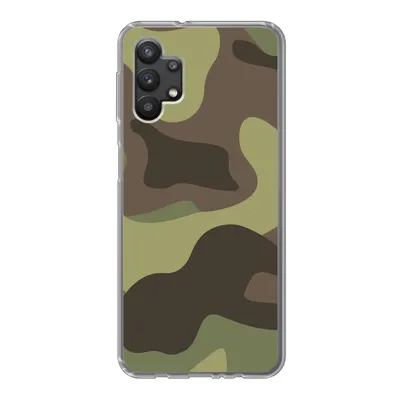Produktbild von MuchoWow® Handyhülle Schutzhülle Hülle für Samsung Galaxy A32 5G Illustration eines Tarnmusters Silikon Softcase Handy Hülle - Softcase