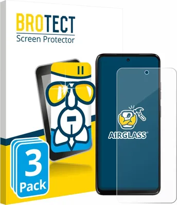 Produktbild von 3x BROTECT Schutzglas für Motorola Moto G17 Schutzfolie Panzer Folie Glas Display Schutz klar