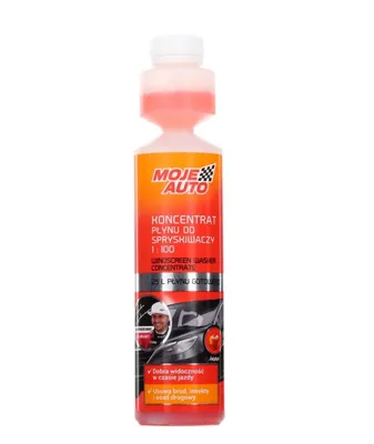 Produktbild von 250ml Scheibenreiniger Wischwasser Summer MOJE AUTO 1: 100 Apple Flasche