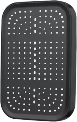 Produktbild von Regenduschkopf Deckeinstrahl mit 3 Strahlarten - 35 cm schwarz