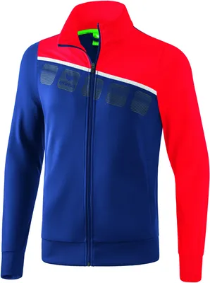 Produktbild von Erima 5-C Polyesterjacke Kinder - New Navy / Rot / Weiß