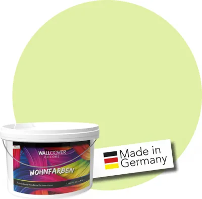 Produktbild von WALLCOVER Wandfarbe Hellgrün Kinderzimmer Hochdeckend Klasse 1 Matt 2,5L für 20