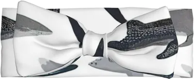 Productafbeelding van Babyhaarband met haaienprint en strik