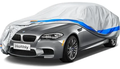 Obrázok produktu pre Vodotesný a priedušný poťah na auto, vhodný pre sedan, dĺžka 490-510 cm, farba: svetlosivá