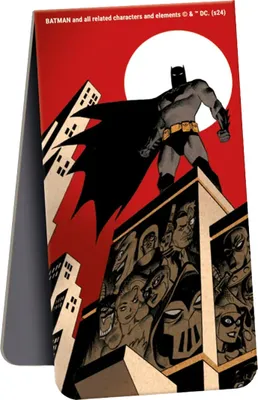 Produktbild von Batman - Magnetisches Lesezeichen, Skyline PM8875 (Einheitsgröße) (Rot/Schwarz/Beige)