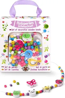Produktbild von Trendhaus Handelsgesellschaft T&FS Holzperlen Schmuckset 12