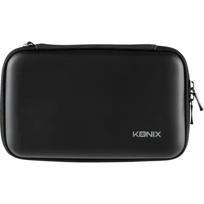Obrázok produktu pre Konix 61881197541, Puzdro, Nintendo, Čierna, Nintendo Switch, Prachuodolný, Odolné proti poškriabaniu, Odolný proti nárazom, Zips