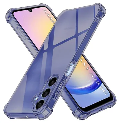 Obrázek produktu pro Techsuit – odolné průhledné silikonové pouzdro pro Samsung Galaxy A25 5G – kouřově černé