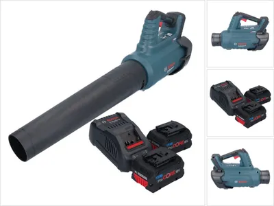 Image de Bosch GBL 18V-750 Professional Souffleur sans fil 18 V BITURBO Brushless + 2x batterie ProCORE 8,0 Ah + chargeur